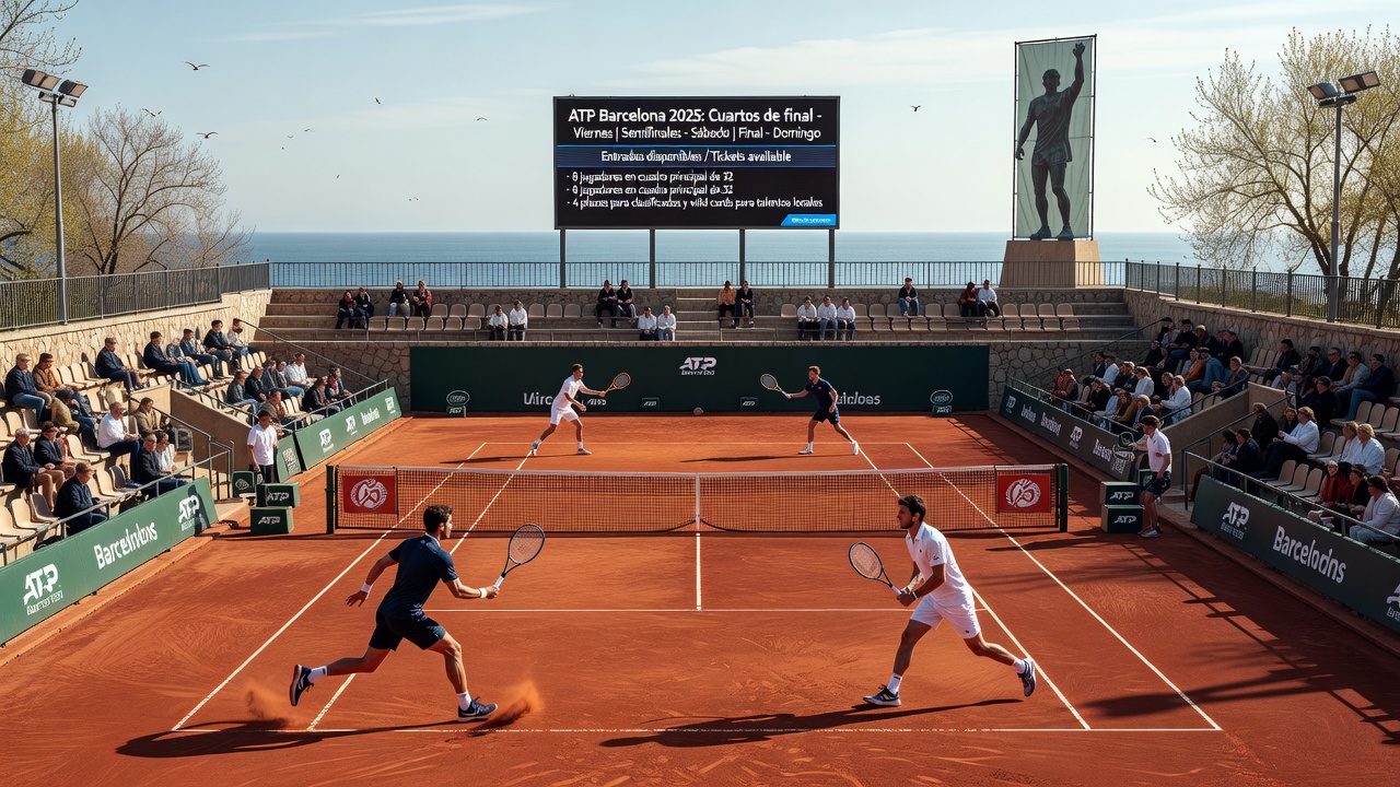 Все о турнире ATP Барселона 2025: расписание матчей, парные встречи, результаты и билеты на теннис