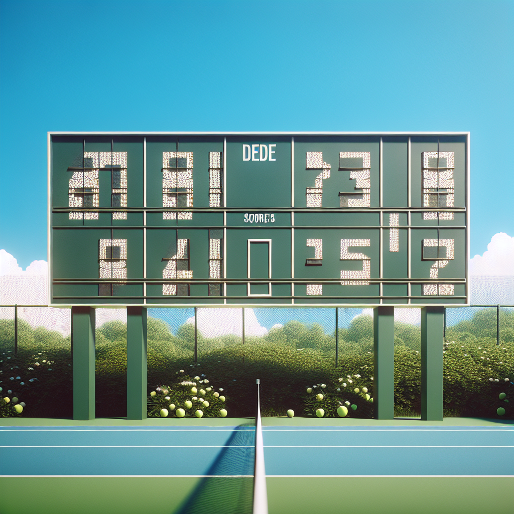 Счет в большом теннисе: Основы и Тонкости