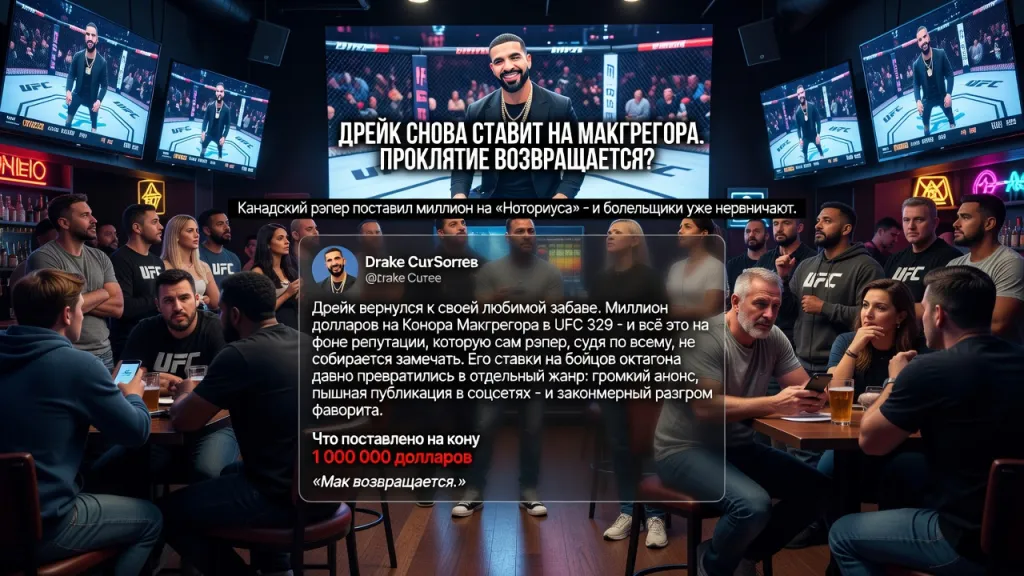 Дрейк снова ставит на Макгрегора. Проклятие возвращается?