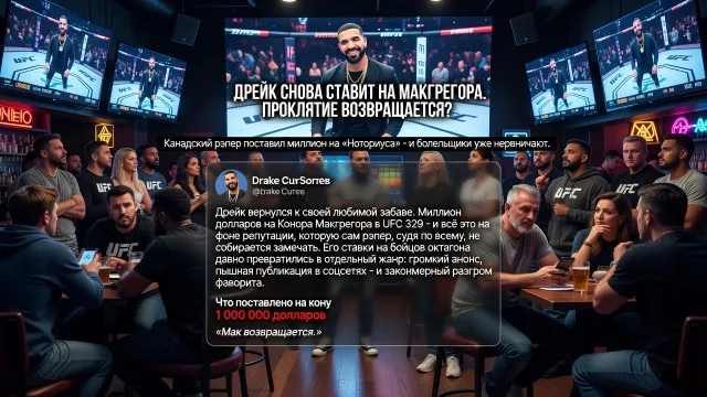 Дрейк снова ставит на Макгрегора. Проклятие возвращается?